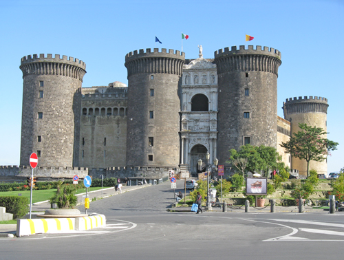 Castel Nuovo in Naples Italy